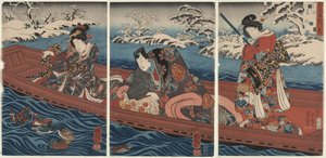 Fünf Elemente: Wasser von Utagawa Kuniyoshi