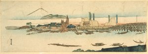 Szene am Sumida-Fluss von Utagawa Kuniyoshi