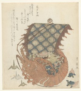 Languste als takarabune von Utagawa Toyohiro