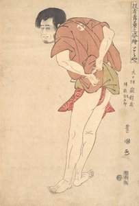 Der Schauspieler Arashi Ryuzo, später bekannt als Arashi Shichigoro, 18.-19. Jahrhundert