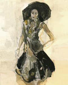 Elegante Frau mit Hut