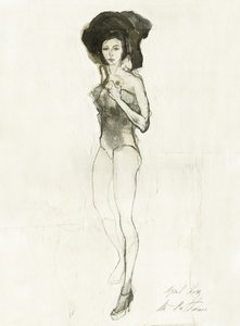 Modefigur Zeichnung