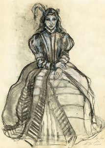 Gotische Fantasie Frau von Ute Rathmann