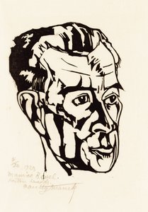 Porträt des Komponisten Maurice Ravel von Valentijn Edgar Van Uytvanck