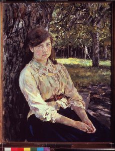 Mädchen im Sonnenlicht. Porträt von Maria Simonovich