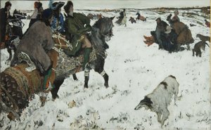 Peter I. auf der Jagd, 1902