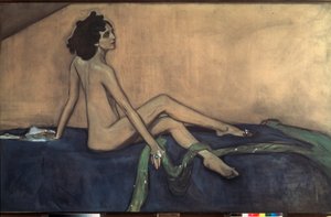 Porträt der Ballerina Ida Rubinstein (1885-1960) von Valentin Aleksandrovich Serov