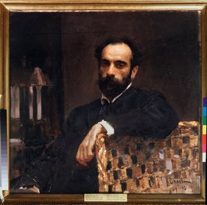 Porträt des Künstlers Isaak Lewitan