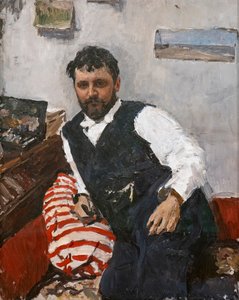 Porträt des Malers Konstantin Korovin