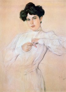 Porträt von Maria Botkina, 1905