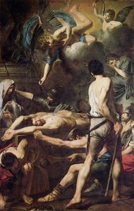 Martyrium der Heiligen Processus und Martinian von Valentin de Boulogne
