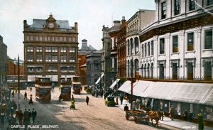 Castle Place, Belfast, frühes 20. Jahrhundert