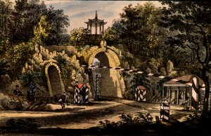 Der Grand Caprice Pavillon im Katharinenpark von Zarskoje Selo von Valerian Platonovich Langer