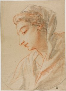 Profilbüste einer Frau von Valerio Castello