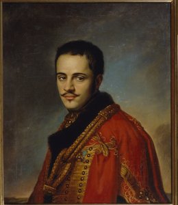 Porträt von Nikolay Niolayevich Raevsky dem Jüngeren (1801-1843) von Vasili Andreevich Tropinin
