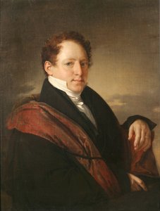 Porträt von Stepan Dmitriyevich Nechayev 1792-1860, 1830 von Vasili Andreevich Tropinin