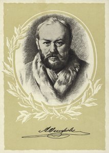 Alexander Ostrowski, russischer Dramatiker von Vasili Grigorevich Perov