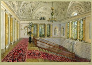 Treppe in einem Palast von Vasili Semenovich Sadovnikov