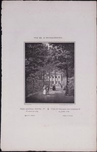 Ansichten von Sankt Petersburg. Der Sommerpalast von Peter dem Großen, 1833 von Vasili Semenovich Sadovnikov