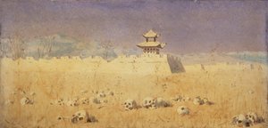 Ruinen in Chuguchak, Xinjiang, 1869 von Vasili Vasilievich Vereshchagin