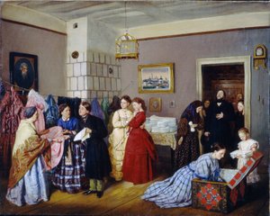 Empfang der Mitgift von Vasili Vladimirovits Pukirev