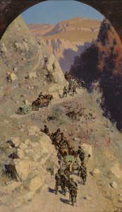 Artillerie im Kaukasusgebirge, 1883