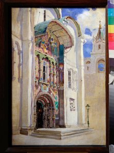 Südportal der Mariä-Entschlafens-Kathedrale im Moskauer Kreml von Vasilij Dmitrievich Polenov