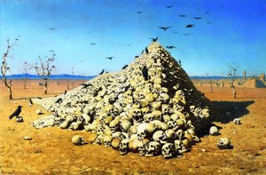 Apotheose des Krieges, 1871 von Vasily Vereshchagin