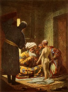 Der Verkauf eines jungen Leibeigenen, 1872 von Vasily Vereshchagin