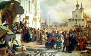 Die Belagerung des Dreifaltigkeitsklosters von Sergiev Posad, 1891