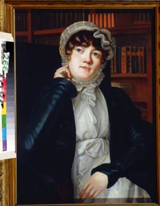 Porträt der Dichterin Karolina Pavlova von Vassily Fyodorovich Binemann