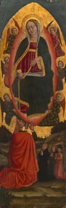 Die Himmelfahrt der Jungfrau mit Heiligen von einem Augustineraltar von Venetian