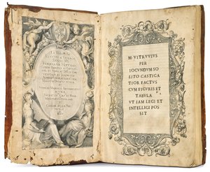 De architectura libri decem von Marcus Vitruvius Pollio, herausgegeben von Fra Giovanni Giocondo, 1511