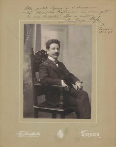 Porträt des Organisten und Komponisten Marco Enrico Bossi 1861-1925, ca. 1900