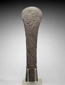 Palma mit einem Wasservogel, 300-1200 n. Chr. von Veracruz Veracruz
