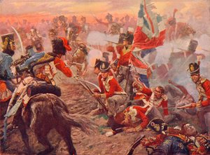 Schlacht von Quatre Bras, 1815 1906 von Vereker Monteith Hamilton