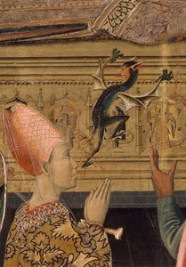Prinzessin Eudoxia vor dem Grab von Sankt Stephan (Detail)