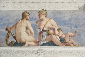 Apollo und Venus, aus der Sala di Bacco, ca. 1561 von Veronese