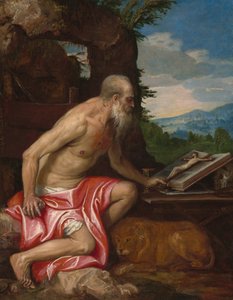 Der heilige Hieronymus in der Wildnis