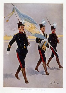 Argentinische Armee-Kadetten im Training