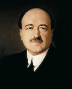 Porträt von Vicente Blasco Ibáñez (1867-1928), spanischer Schriftsteller, Journalist und Politiker von Vicente Blasco Ibanez
