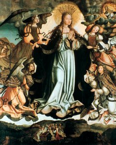 Himmelfahrt der Jungfrau Maria, um 1491-1518 von Vicente Gil