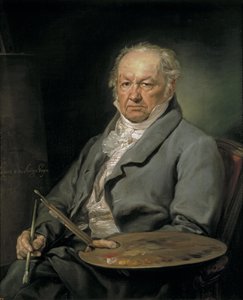 Porträt des Malers Francisco de Goya 1746-1828, 1826 von Vicente Lopez y Portana