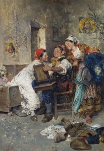 Zigeuner, Mann mit zwei Frauen