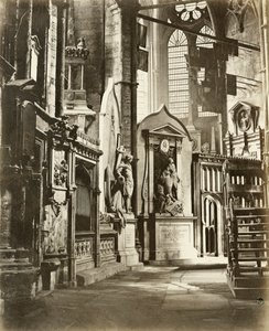Nordschiff der Westminster Abbey, London, ca. 1860