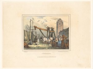 Hafen von Dünkirchen von Victor Adam