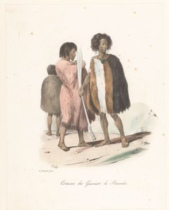 Kleidung der Krieger von Shouraki (Neuseeland) von Victor Adam