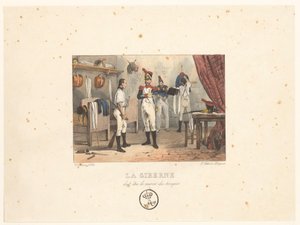 Offizier mit Patronentasche von Victor Adam