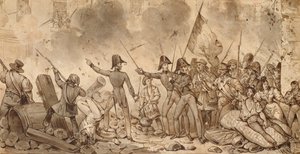 Einnahme der Kaserne der Rue de Babylone, 29. Juli 1830