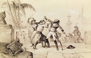 Die Ermordung von General Kleber durch einen Fanatiker, 14. Juni 1800 von Victor Adam